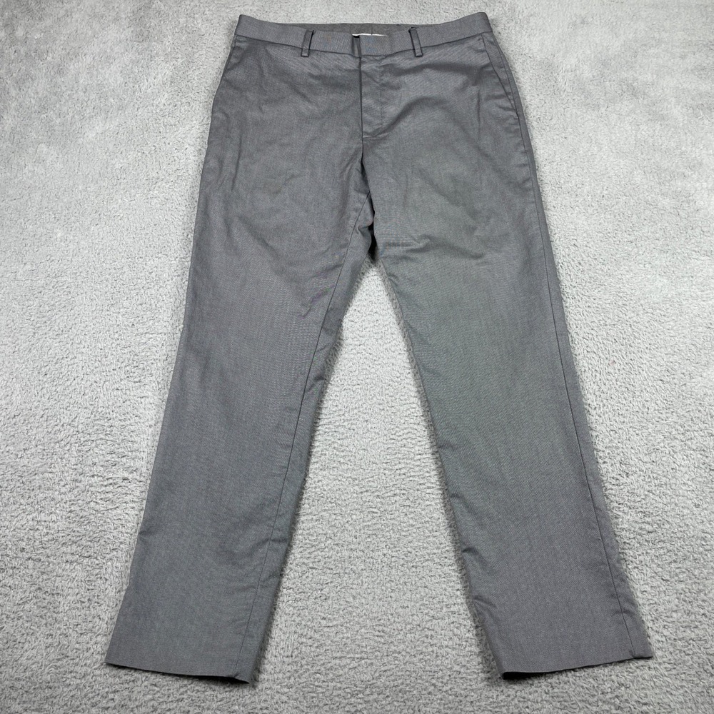 Banana Republic Pants Mens 33x32 (Fits 34x31) Grey Standard Fit Chino Stretch
